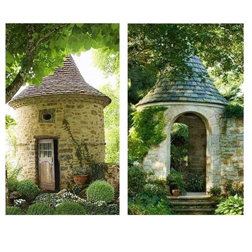 Inspiration photos of the used stone veneer hut from the estate owners