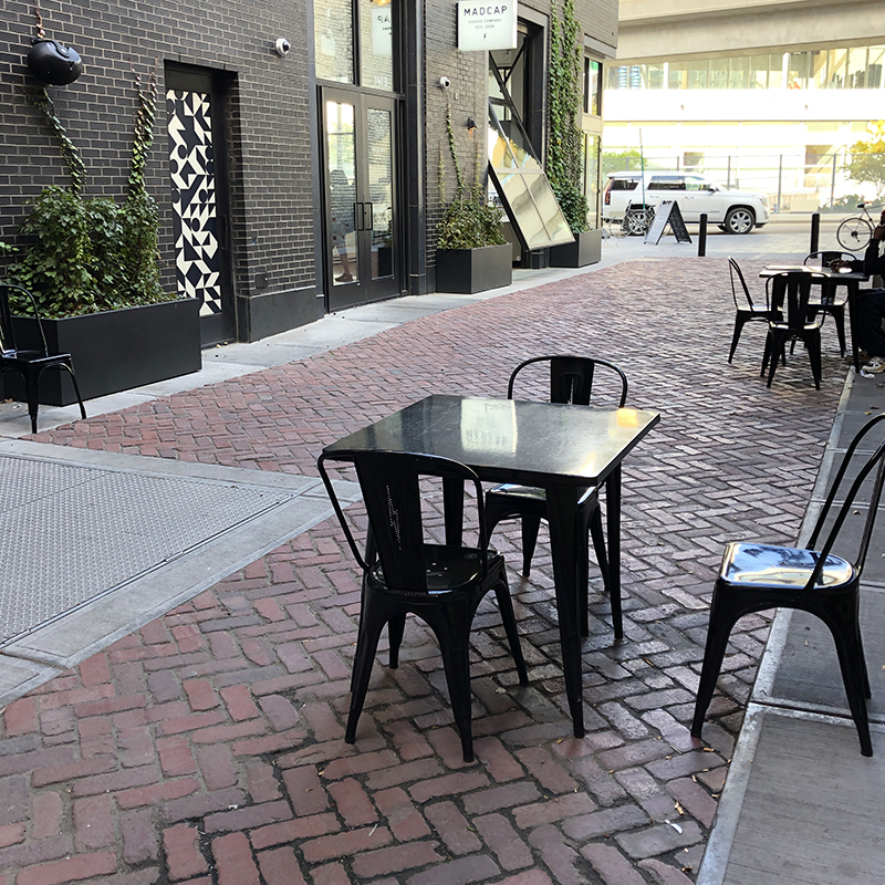 Madcap Coffee is one of the many tenants in Parker’s Alley at the Shinola Hotel