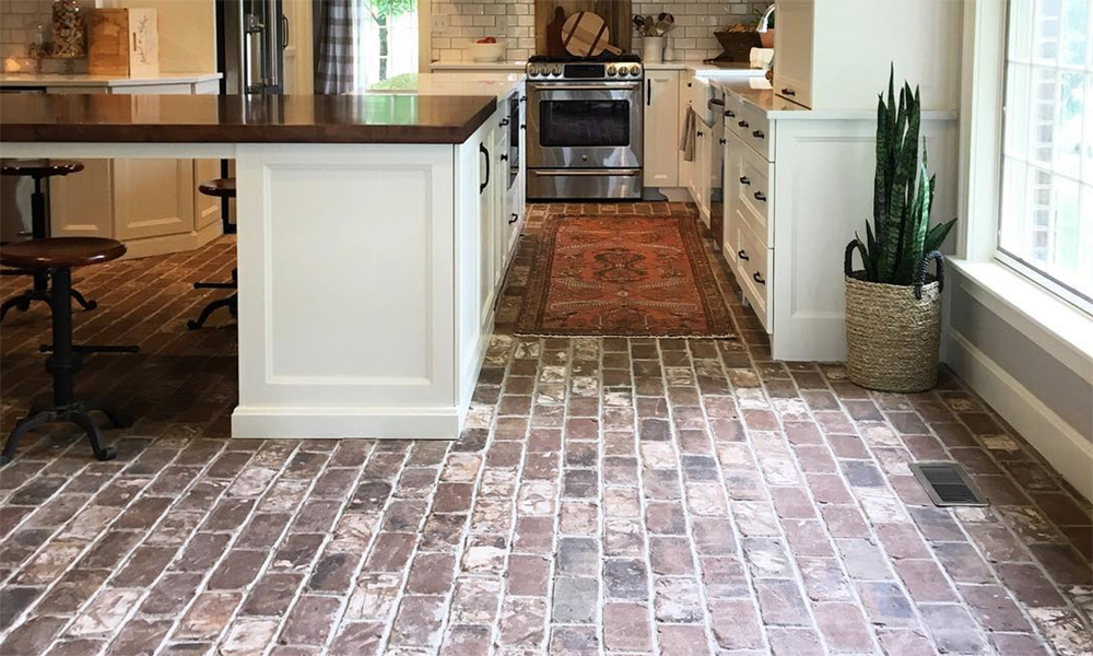Authentic Brick Floor Tiles, Large Rustic Stone Floor Tiles
