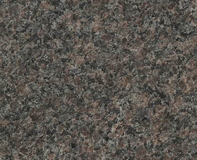 A close-up look at the stone’s color consistency on the Caledonia curb 