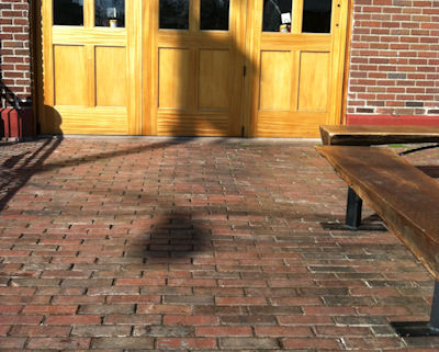 Urban Brew Pub and brick patio