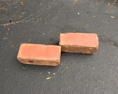 The tan coloring is typical of the salvaged Metropolitan brick