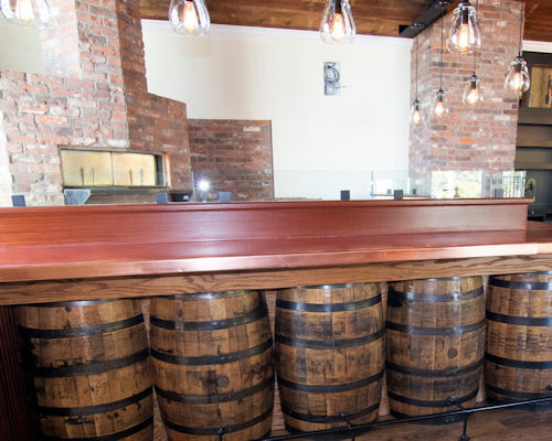 Antique Tavern Blend Thin Brick Veneer for behind the vintage bar